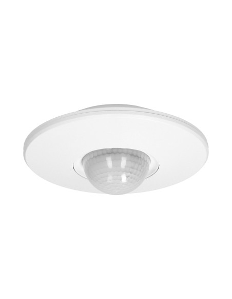 Czujnik ruchu i obecności 360 st. IP20, 2000W, 3 sensory, regulacja zasięgu Ø3m-20m, biały