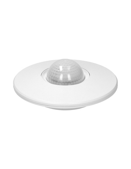 Czujnik ruchu i obecności 360 st. IP20, 2000W, 3 sensory, regulacja zasięgu Ø3m-20m, biały