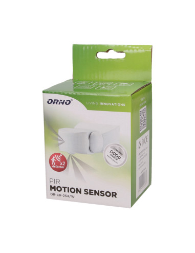Czujnik ruchu 360/180st. 2 sensory, IP65,...