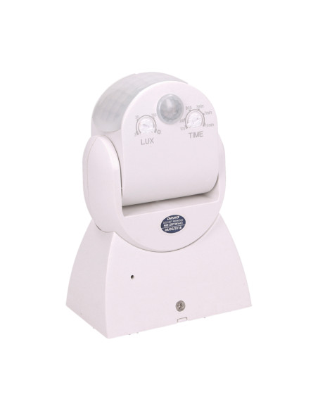 Czujnik ruchu 360/180st. 2 sensory, IP65, 1200W, biały