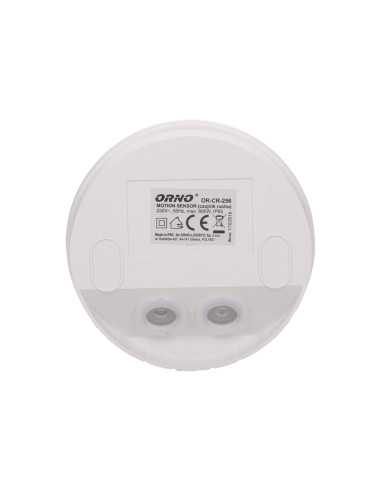 Czujnik ruchu 360/180st, IP65, 800W, biały