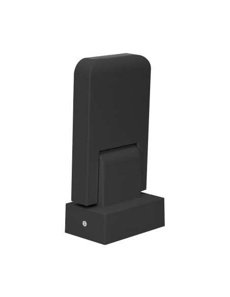 Czujnik ruchu i obecności 360st. IP65, 2000W, zasięg max. 20m, czarny