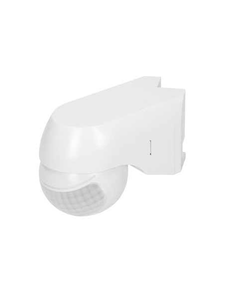 Czujnik ruchu 220st. 1200W, IP44, 3 rodzaje montażu, biały