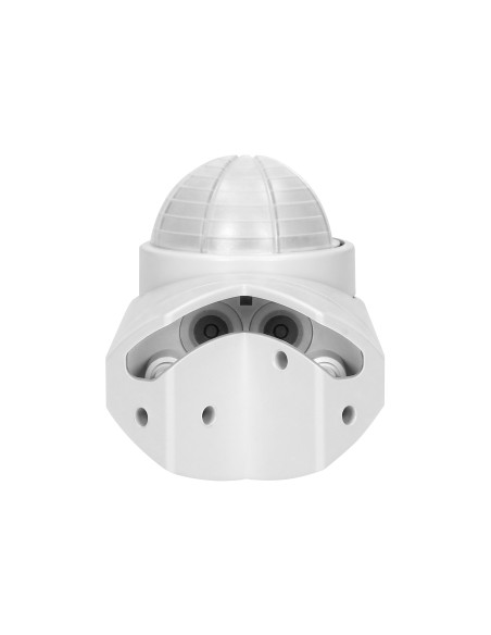 Czujnik ruchu 240st. IP65, 1200W, 2 sensory, 3 rodzaje montażu, biały