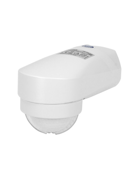 Czujnik ruchu 240st. IP65, 1200W, 2 sensory, 3 rodzaje montażu, biały