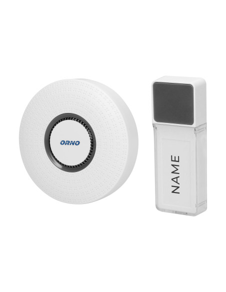 Dzwonek bezprzewodowy TORINO II AC, sieciowy, learning system, 58 dźwięków, 400m