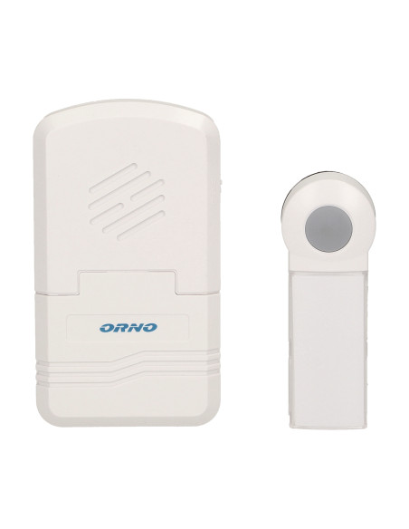 Dzwonek bezprzewodowy DISCO DC, bateryjny, learning system, 1 dźwięk, 80m