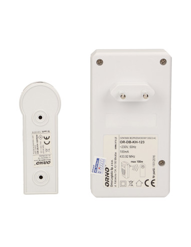 Dzwonek bezprzewodowy DISCO AC, sieciowy,...