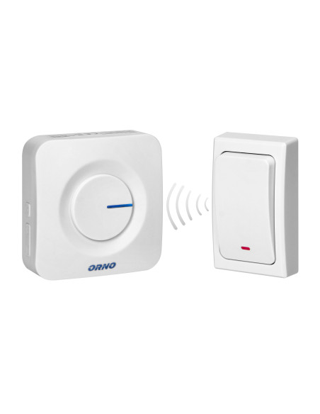 ONDO AC bezbateryjny dzwonek bezprzewodowy, biały