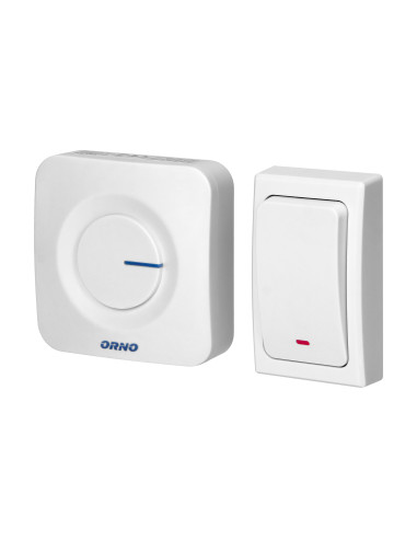 ONDO AC bezbateryjny dzwonek bezprzewodowy, biały