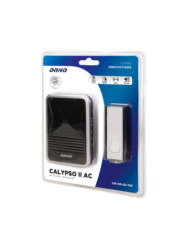 Dzwonek bezprzewodowy CALYPSO II DC, bateryjny,...