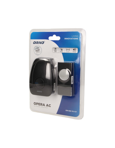 Dzwonek bezprzewodowy OPERA AC, sieciowy,...