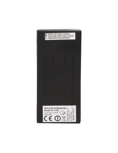 Przycisk bezprzewodowy do rozbudowy dzwonka...