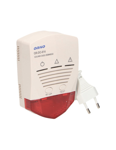 Czujnik gazu ziemnego, sieciowy z wyjściem...