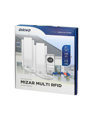 Zestaw domofonowy 2-rodzinny z interkomem,...