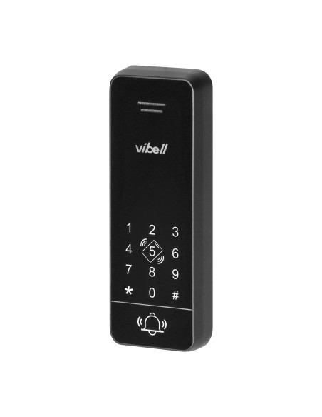 ERIN, zestaw domofonowy jednorodzinny, 2-żyłowy, szyfrator, RFID, biały