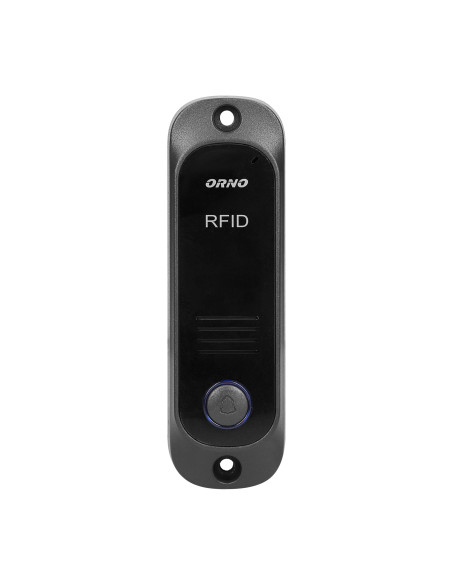 Zestaw domofonowy jednorodzinny z interkomem i czytnikiem breloków zbliżeniowych, czarny AVIOR