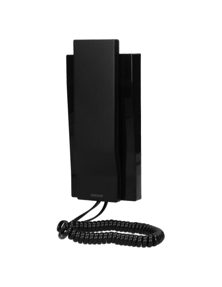 Zestaw domofonowy jednorodzinny, wandaloodporny, czarny FORNAX