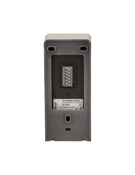 Zestaw domofonowy jednorodzinny, bezsłuchawkowy, szary, ELUVIO