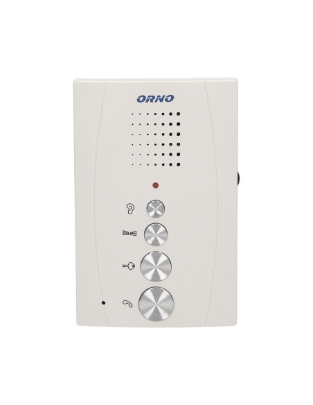 Zestaw domofonowy jednorodzinny, bezsłuchawkowy, biały, ELUVIO