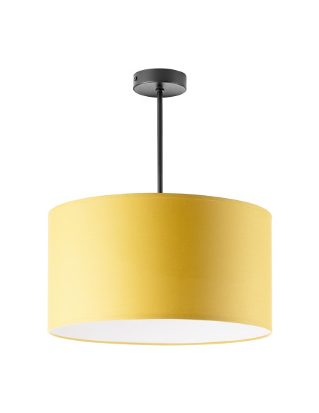 ROLLO lampa wisząca, moc max. 1x60W, musztardowa, krótka