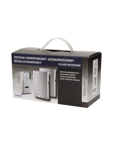 Zestaw domofonowy jednorodzinny z interkomem,...