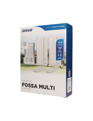 Zestaw domofonowy 2-rodzinny, podtynkowy, FOSSA...