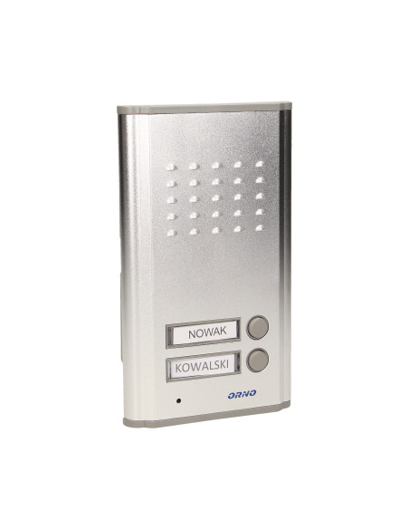 Zestaw domofonowy 2-rodzinny, podtynkowy, FOSSA MULTI