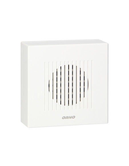 Dzwonek przewodowy elektroniczny jednotonowy RINGIL MINI AC, 230V, biały