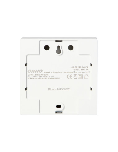 Dzwonek przewodowy elektroniczny jednotonowy...