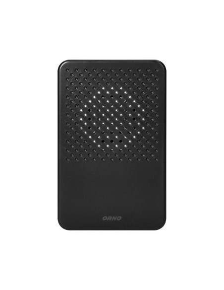 Dzwonek przewodowy elektroniczny jednotonowy LARK MAXI AC, 230V, czarny