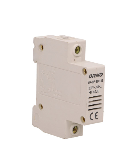 Dzwonek przewodowy na szynę DIN-1 moduł