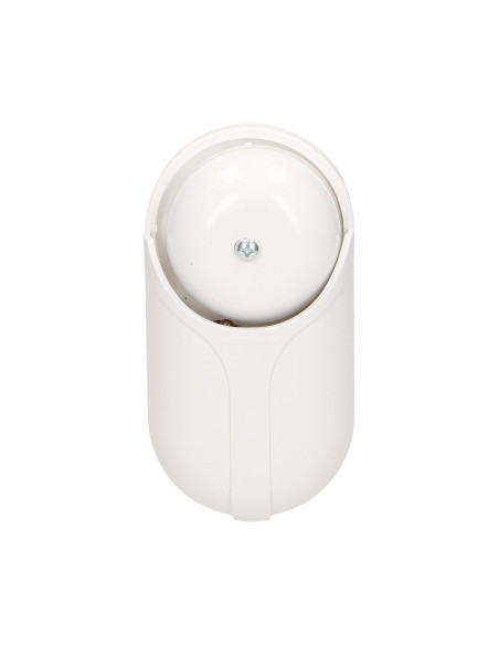 Dzwonek elektromechaniczny jednotonowy STANDARD BIS (czaszowy) 8V, biały