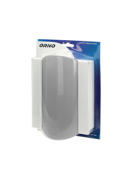 Dzwonek elektromechaniczny dwutonowy TON COLOR 230V, biało-srebrny