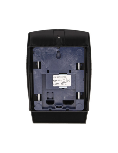 Dzwonek elektromechaniczny dwutonowy 230V, czarny