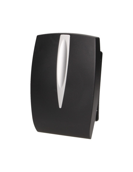 Dzwonek elektromechaniczny dwutonowy 8V, czarny