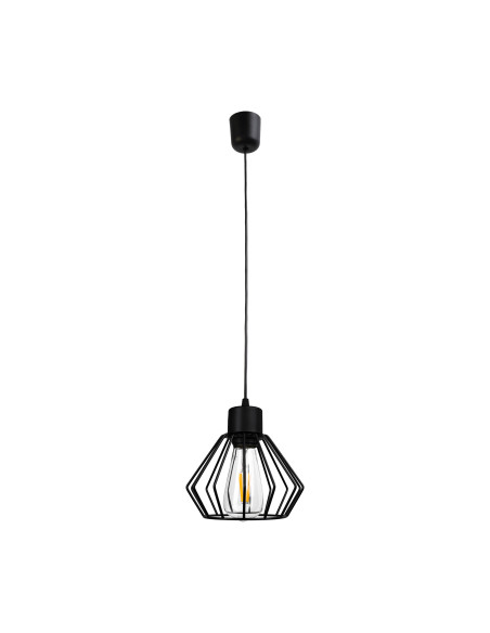 PINO lampa wisząca, moc max. 1x60W, E27, czarna