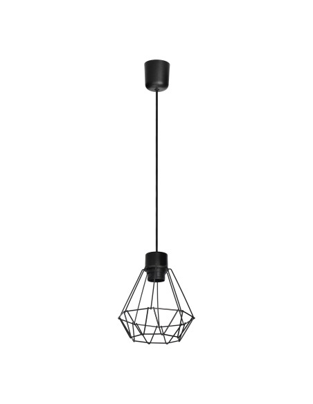 CUBO lampa wisząca, moc max. 1x60W, E27, czarna